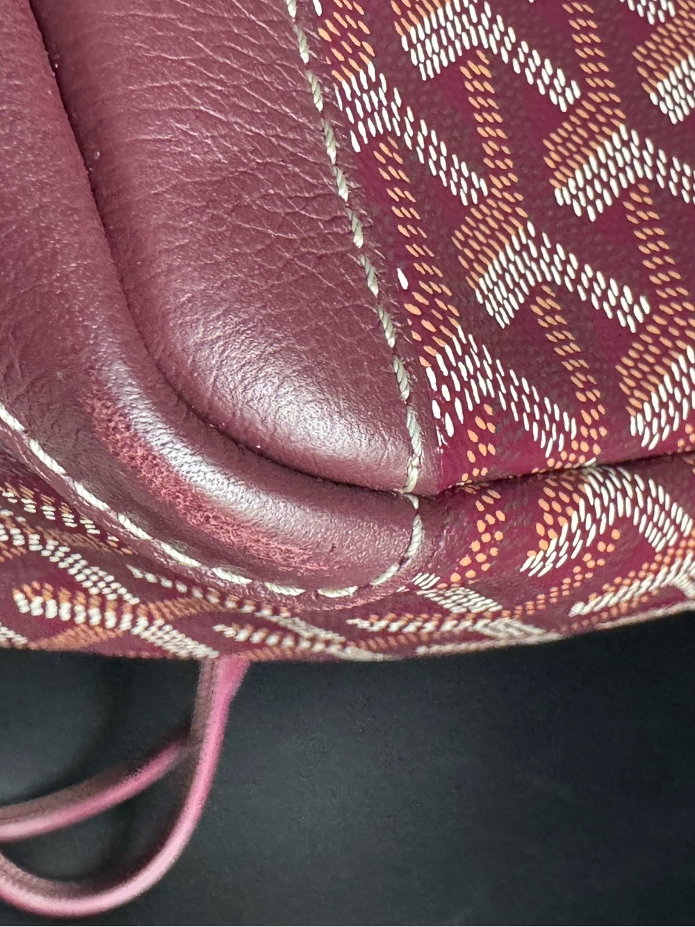 Goyard Sac Artois PM Tote Bag Burgundy - Picture 6 of 16